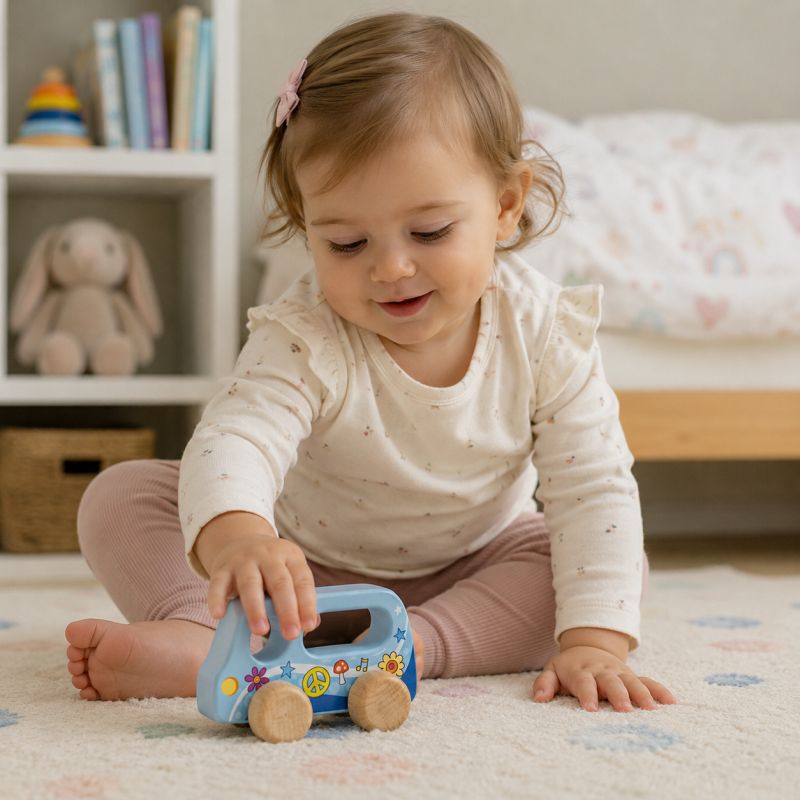 GOKI רכב לתינוק צעצועי עץ 55829
