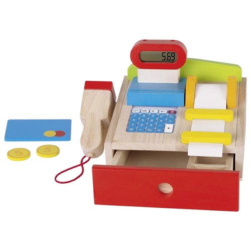 צעצועי עץ GOKI קופה רושמת 51575