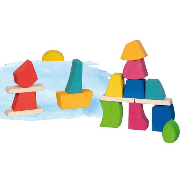 אבני בניה GOKI 58355 צעצועי וולדורף