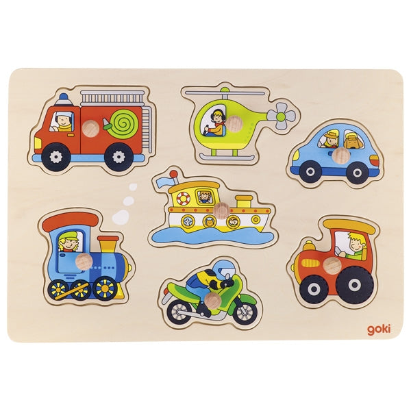 GOKI פאזל כפתורים כלי תחבורה 57491