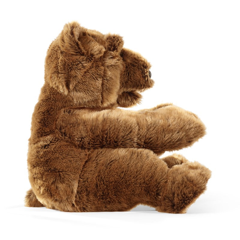 בובת דב חום גדול Folkmanis 3246 | בובת תיאטרון