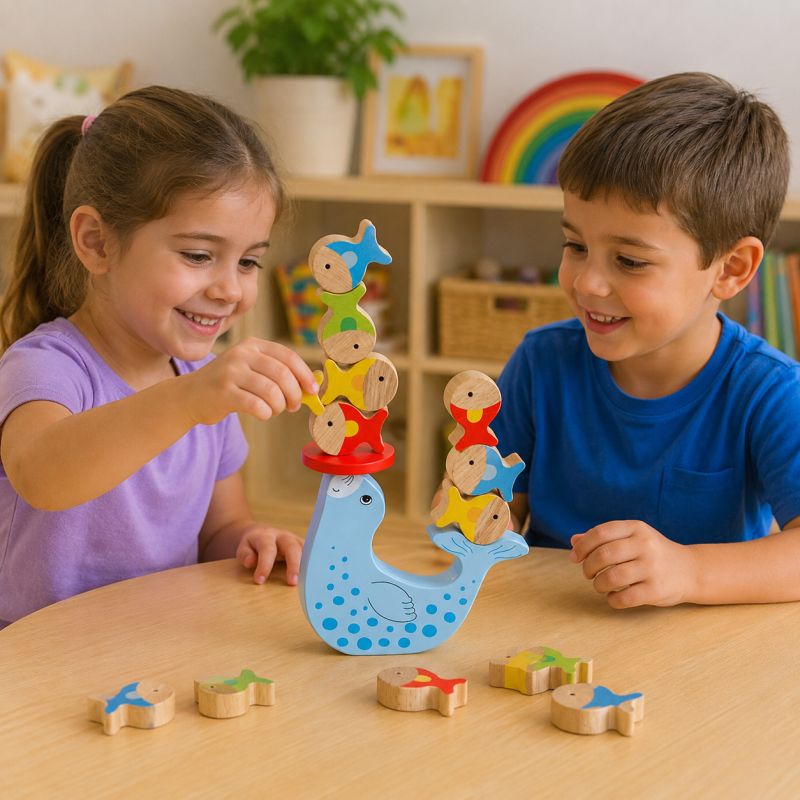 משחק כלב ים ודגיםאיזון ושיווי משקל 56665