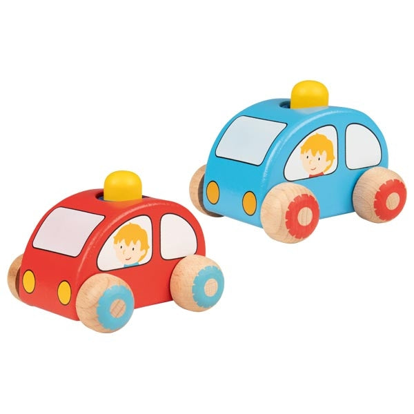 GOKI מכונית מעץ עם צפצפה 55016