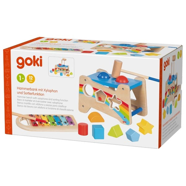 GOKI קסילופון -הך פטיש והשחלת לבנים 58304