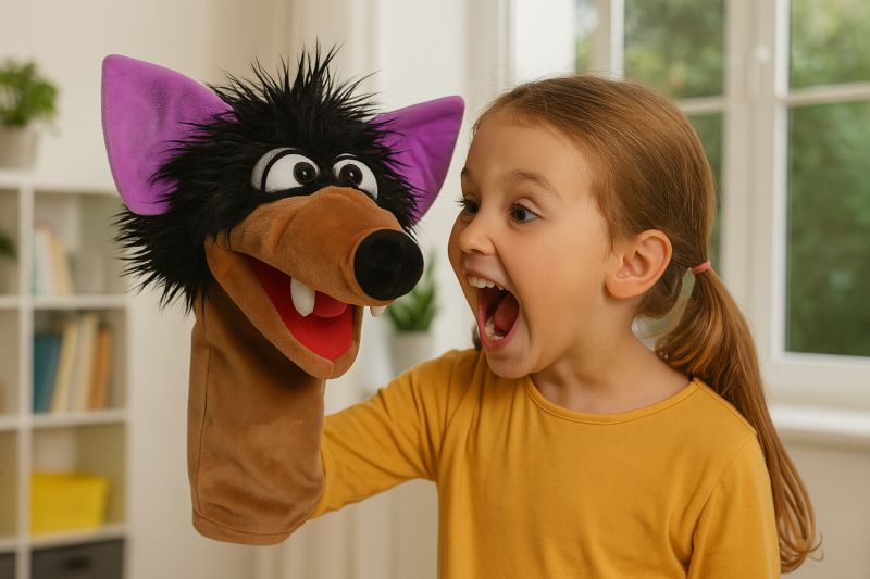 בובת דיטר הזאב המשוגע Living Puppets W911