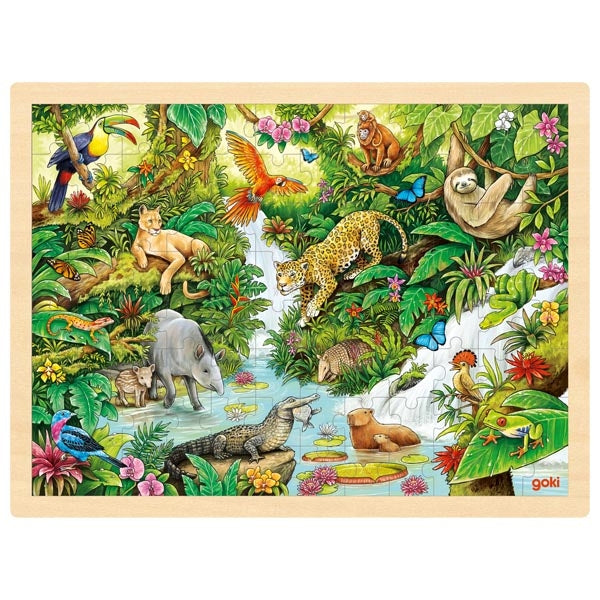 GOKI פאזל עץ חיות בג'ונגל האמזונס 57329