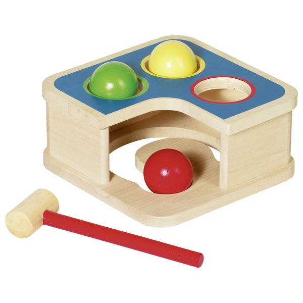 צעצועי עץ GOKI הך פטיש כדורים 58864