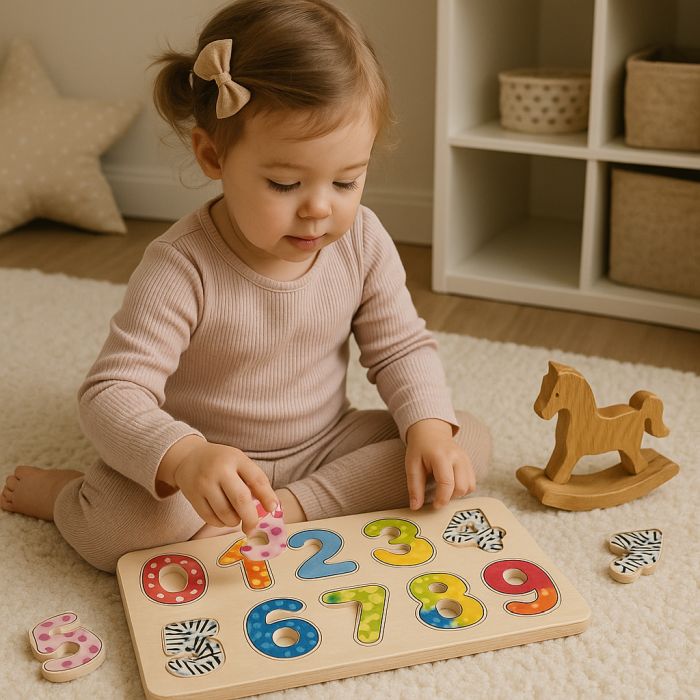 GOKI פאזל כפתורים מספרים 57480