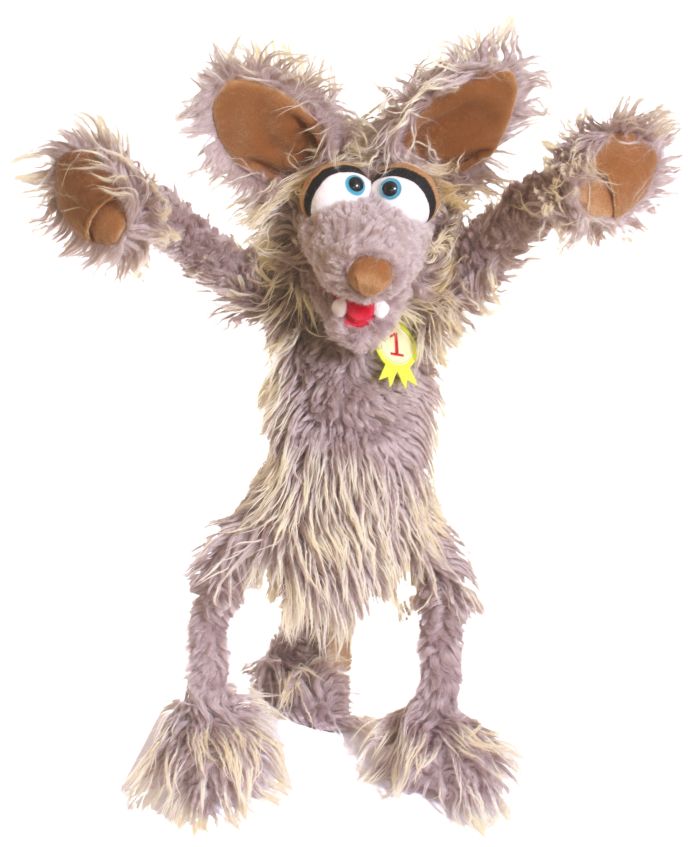 בובת כף יד זאב Living Puppets W856
