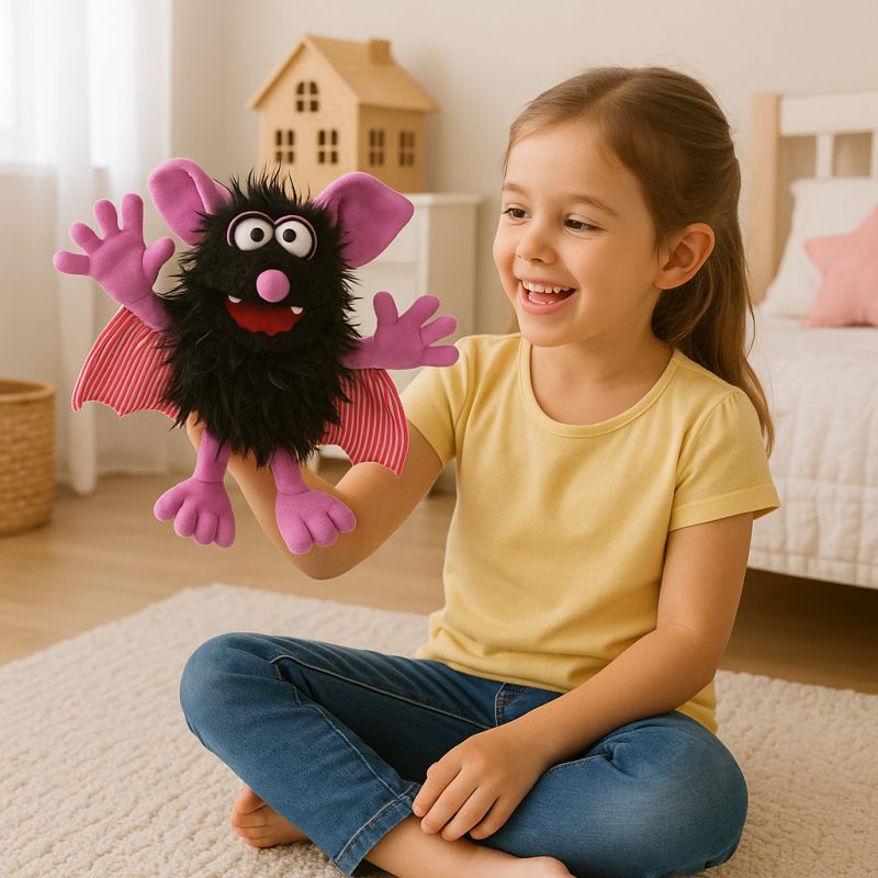 בובת המפלצון שחרחר Living Puppets W802