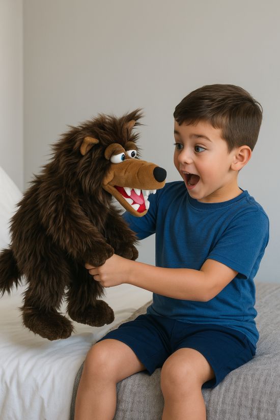 בובת הזאב רספוטין Living Puppets W445