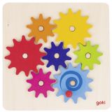 צעצועי עץ לילדים GOKI גלגלי שיניים 58782
