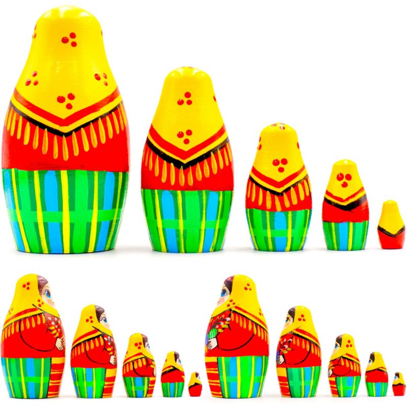 בבושקה מטריושקה מקורית 5 חלקים 5168