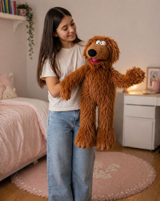 בובת הכלב ויואלדי Living Puppets WS678