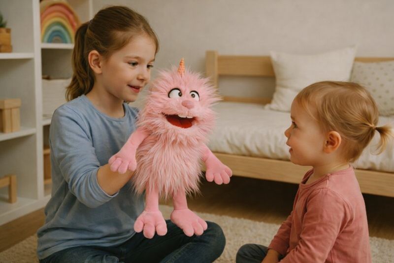 בובת המפלצון בונצ׳י Living Puppets W778