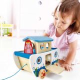 HAPE תיבת נוח עם חוט ודמויות מעץ E8049