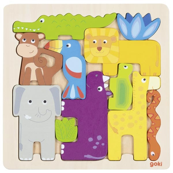 פאזל עץ ממלכת החיות – GOKI קטלוג 57320