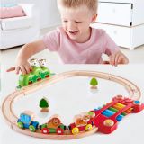HAPE רכבת מגנטים לגיל הרך E3825