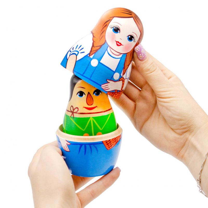 בבושקה מטריושקה מקורית הקוסם מארץ עוץ 7 חלקים 7174