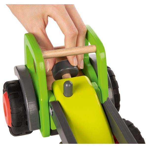 טרקטור עץ עם נגרר GOKI