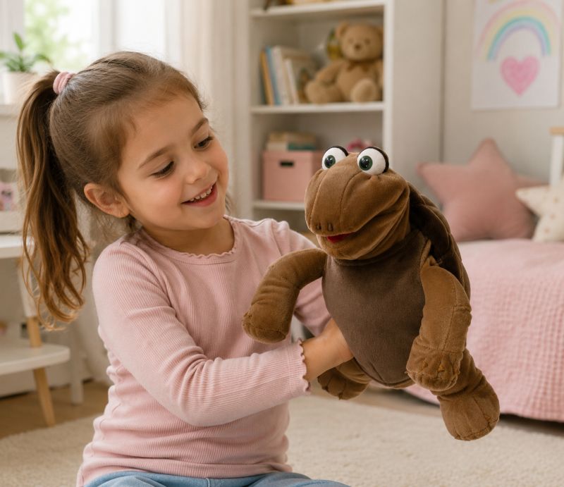 בובת תיאטרון הצב סמי Living Puppets W153