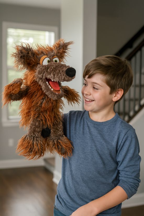 בובת הזאב זיגפריד Living Puppets W912