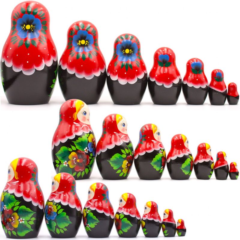 בבושקה מטריושקה מקורית 7 חלקים 7014