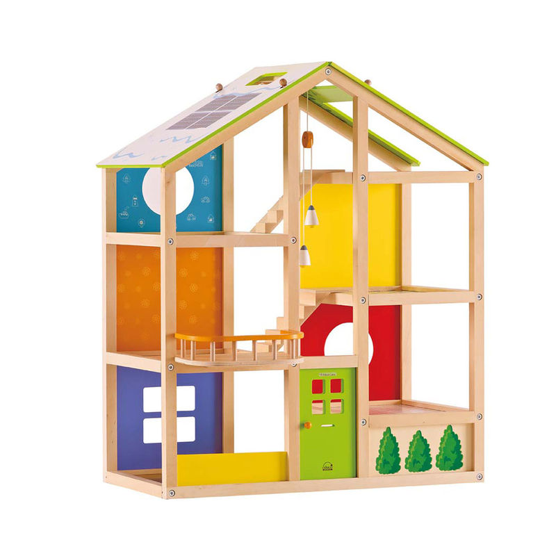 HAPE בית בובות ענק E3401 צעצועי עץ