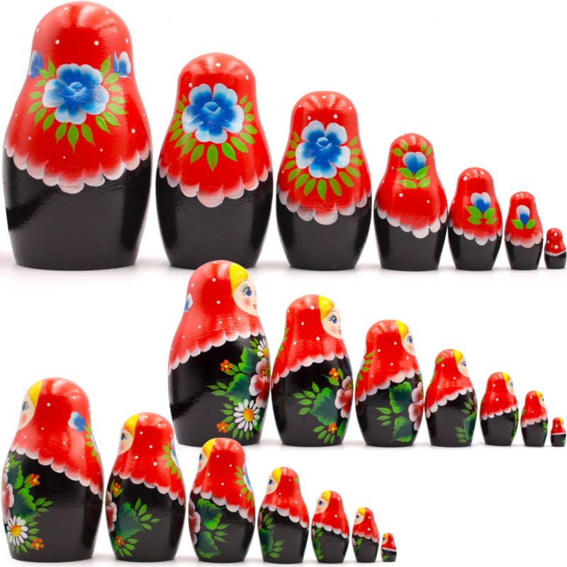 בבושקה מטריושקה קלאסית 7 חלקים 7015