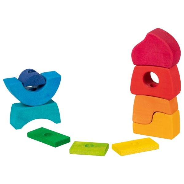 טירה על מוט GOKI צעצועי עץ ברוח אנתרופוסופית 58350