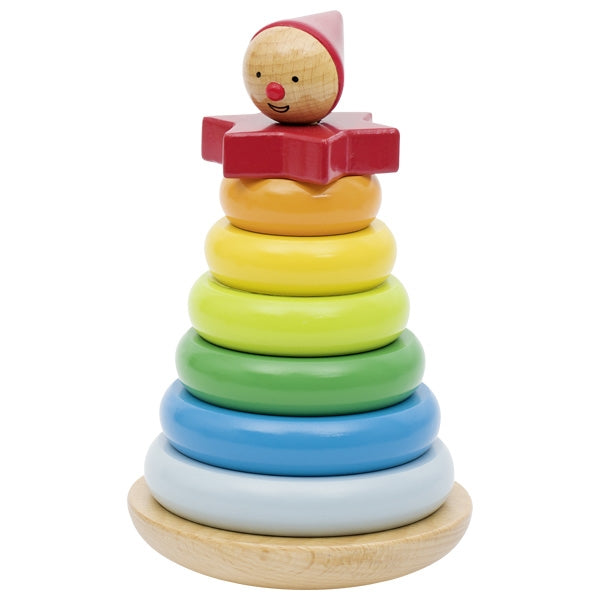 צעצועי עץ GOKI ליצן טבעות 57961
