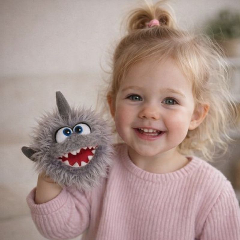 בובת המפלצון קלינר Living Puppets W836