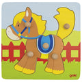 GOKI פאזל כפתורים סוס בן חיל 57555
