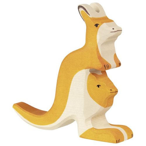 קנגורו עם גור HOLZTIGER GOKI