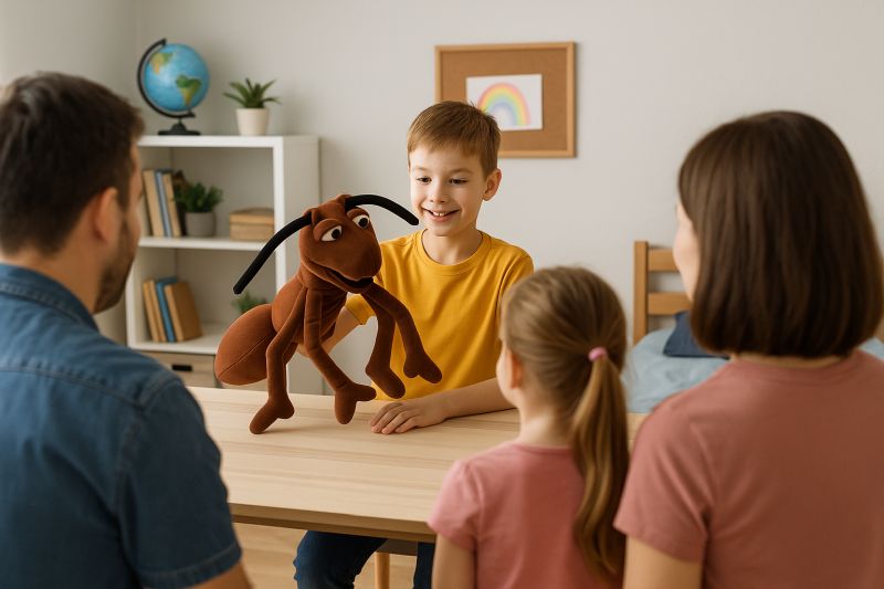 בובת נמלה Living Puppets W131