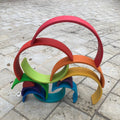 קשת מעץ מונטסורי וולדורוף - קשת אנתרופוסית 12 חלקים MN1000