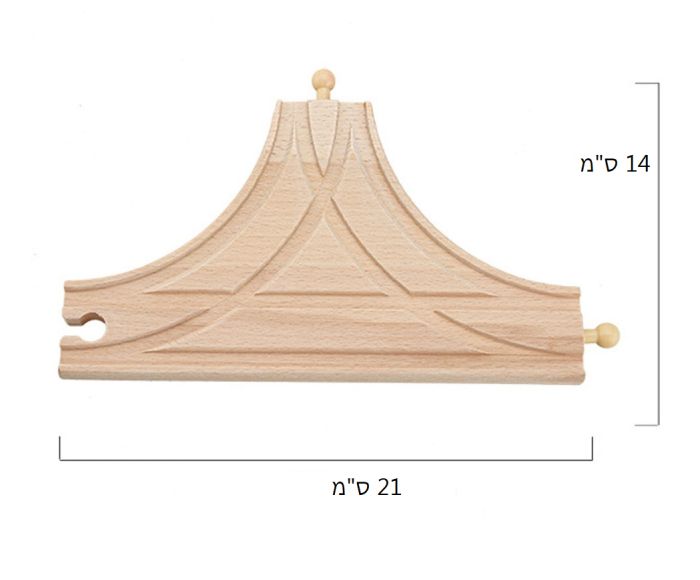 מסילת עץ מפוצלת 33018