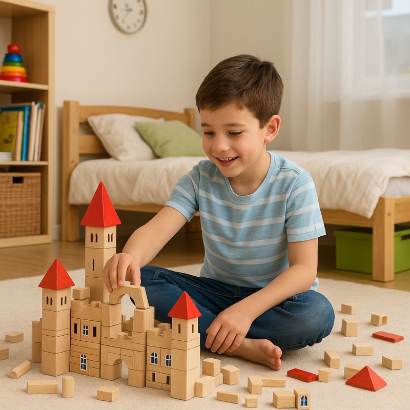 GOKI טירת אבירים מעץ 58984