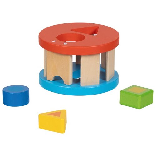 GOKI התאמת צורות וצבעים לגיל שנה צעצועי עץ 58298