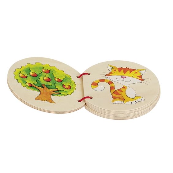 צעצועי עץ GOKI ספרון עץ 58604A