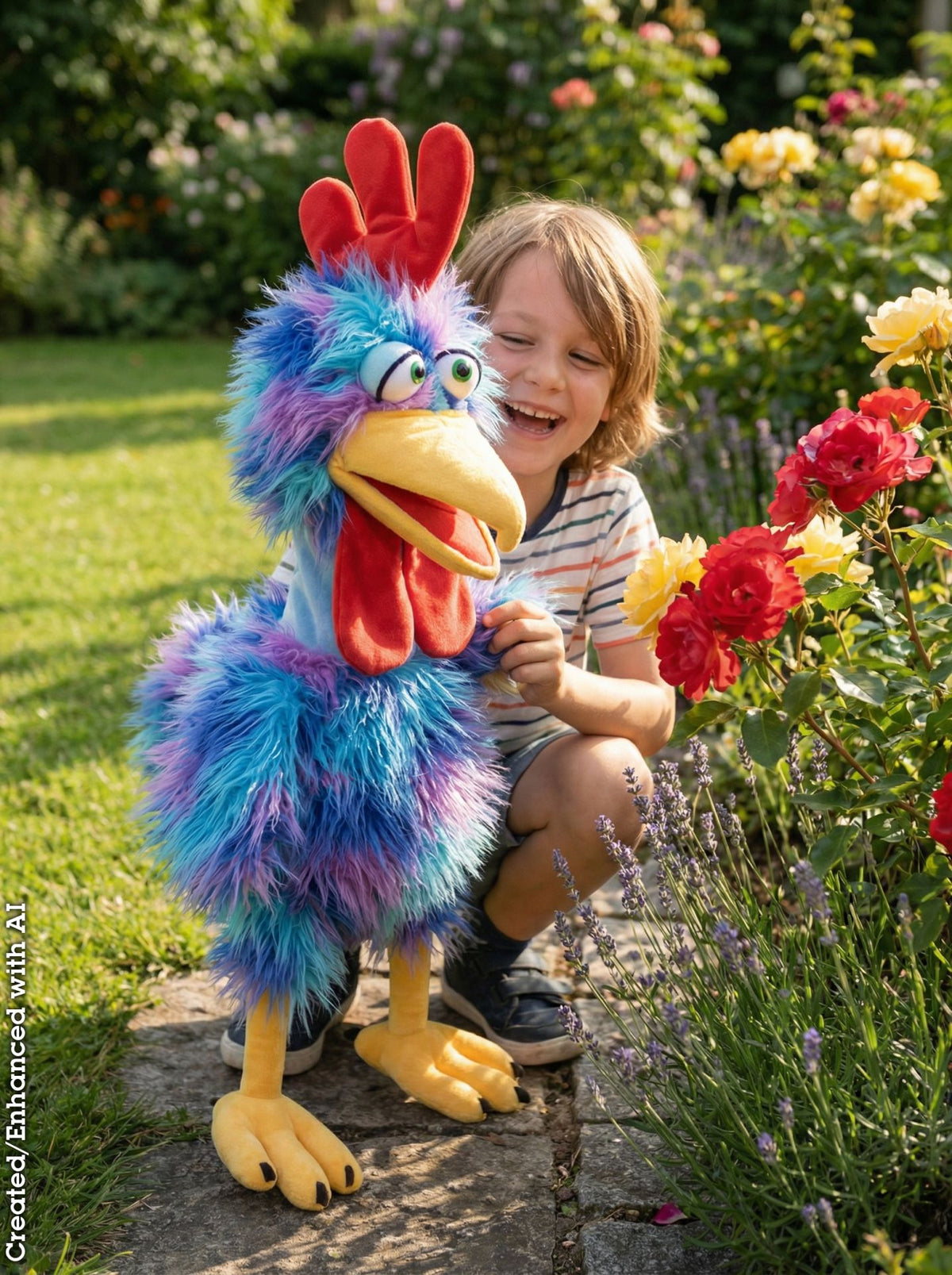סר תיאו גוקל התרנגול המפואר מבית LIVING PUPPET