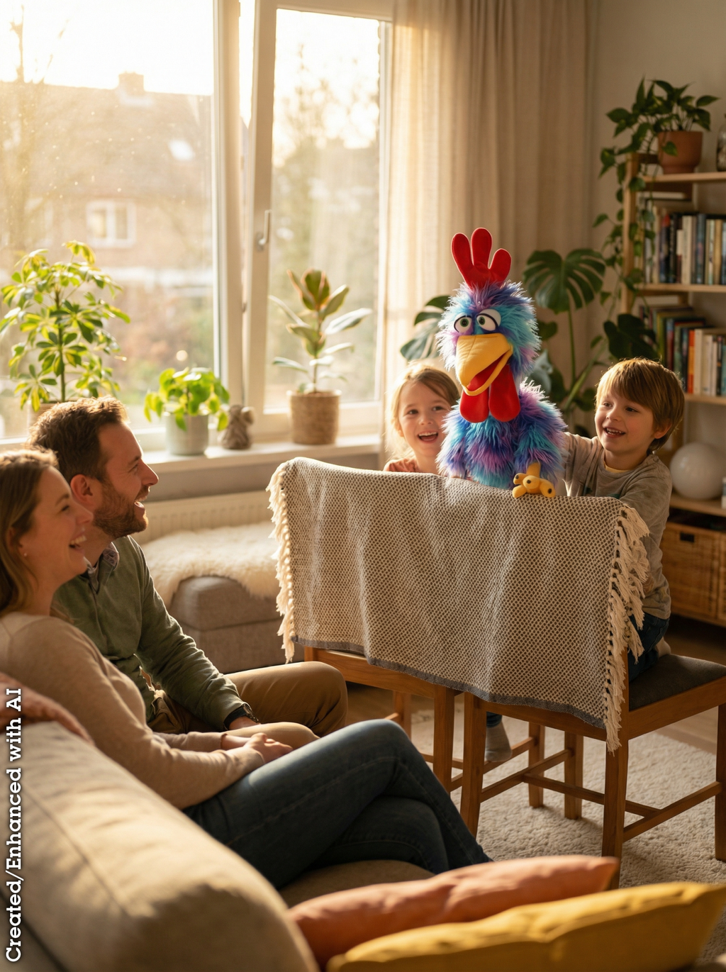 סר תיאו גוקל התרנגול המפואר מבית LIVING PUPPET