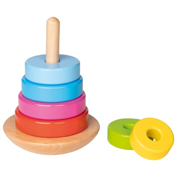 צעצועי עץ GOKI השחלת טבעות 58925