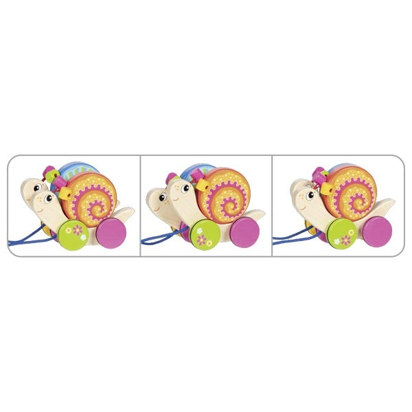 GOKI חלזון משיכה מעץ לגיל שנה ומעלה 54842