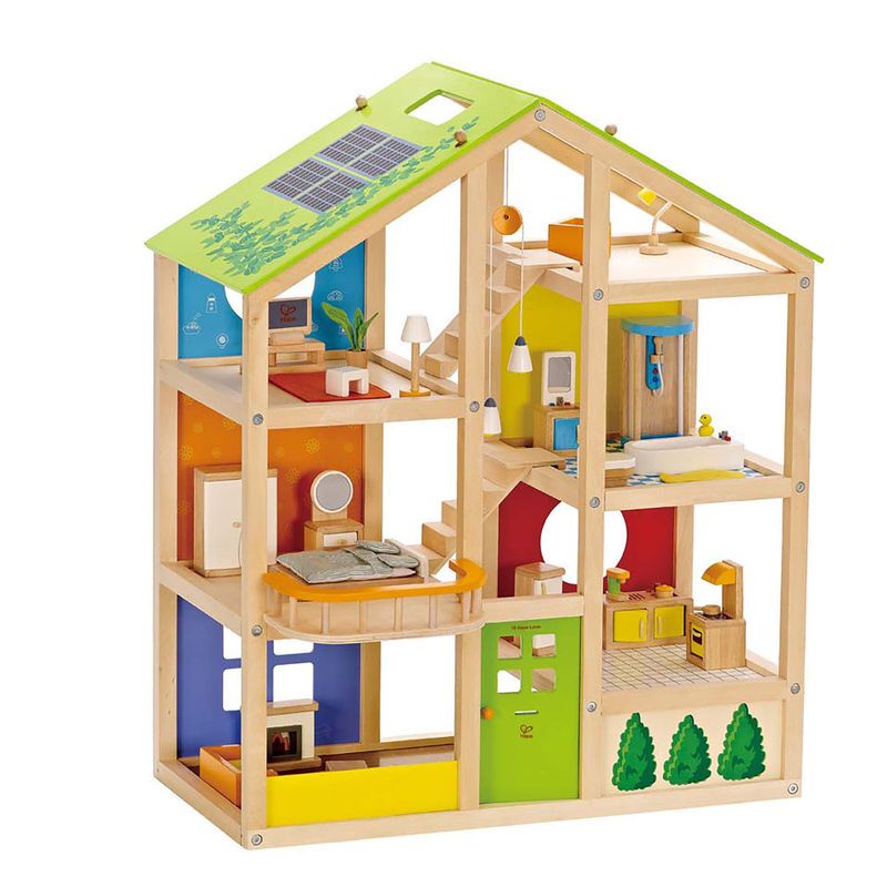 HAPE בית בובות ענק E3401 צעצועי עץ