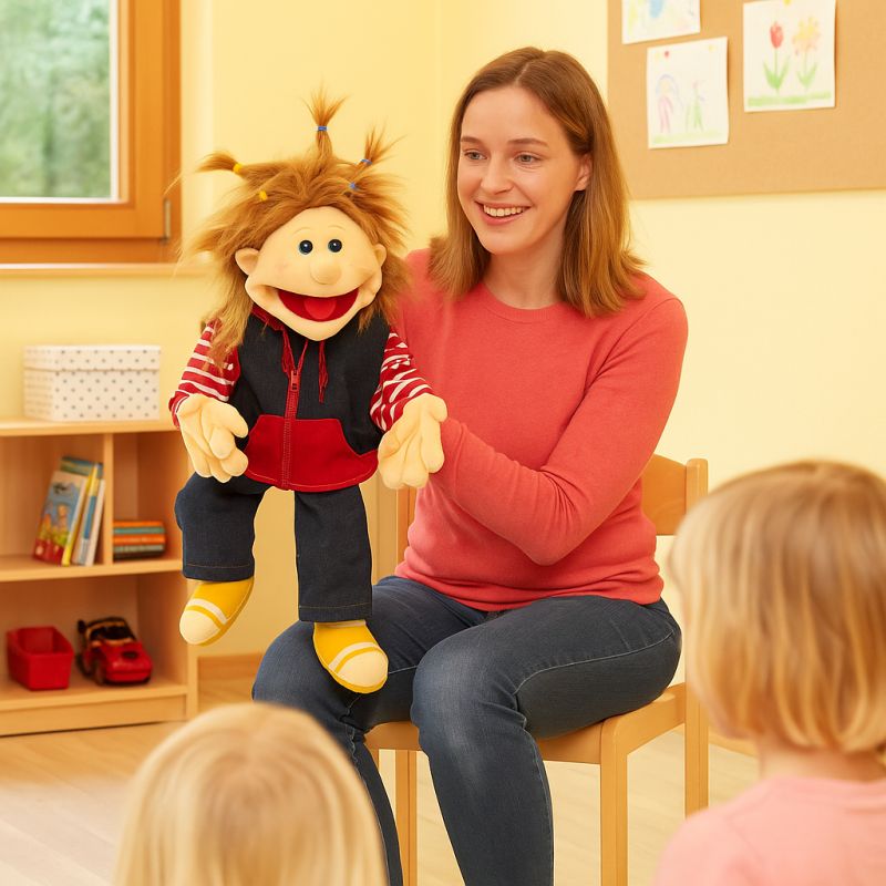 בובת הילדה רונג׳ה Living Puppets W277