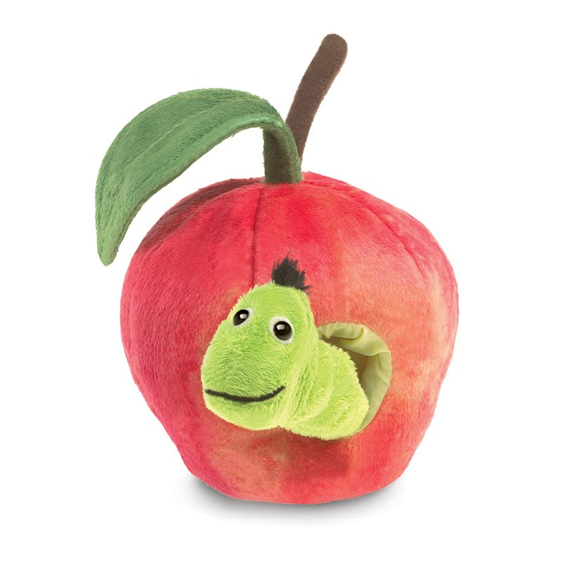 בובת זחל בתפוח Folkmanis 3123