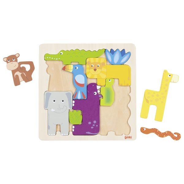 פאזל עץ ממלכת החיות – GOKI קטלוג 57320