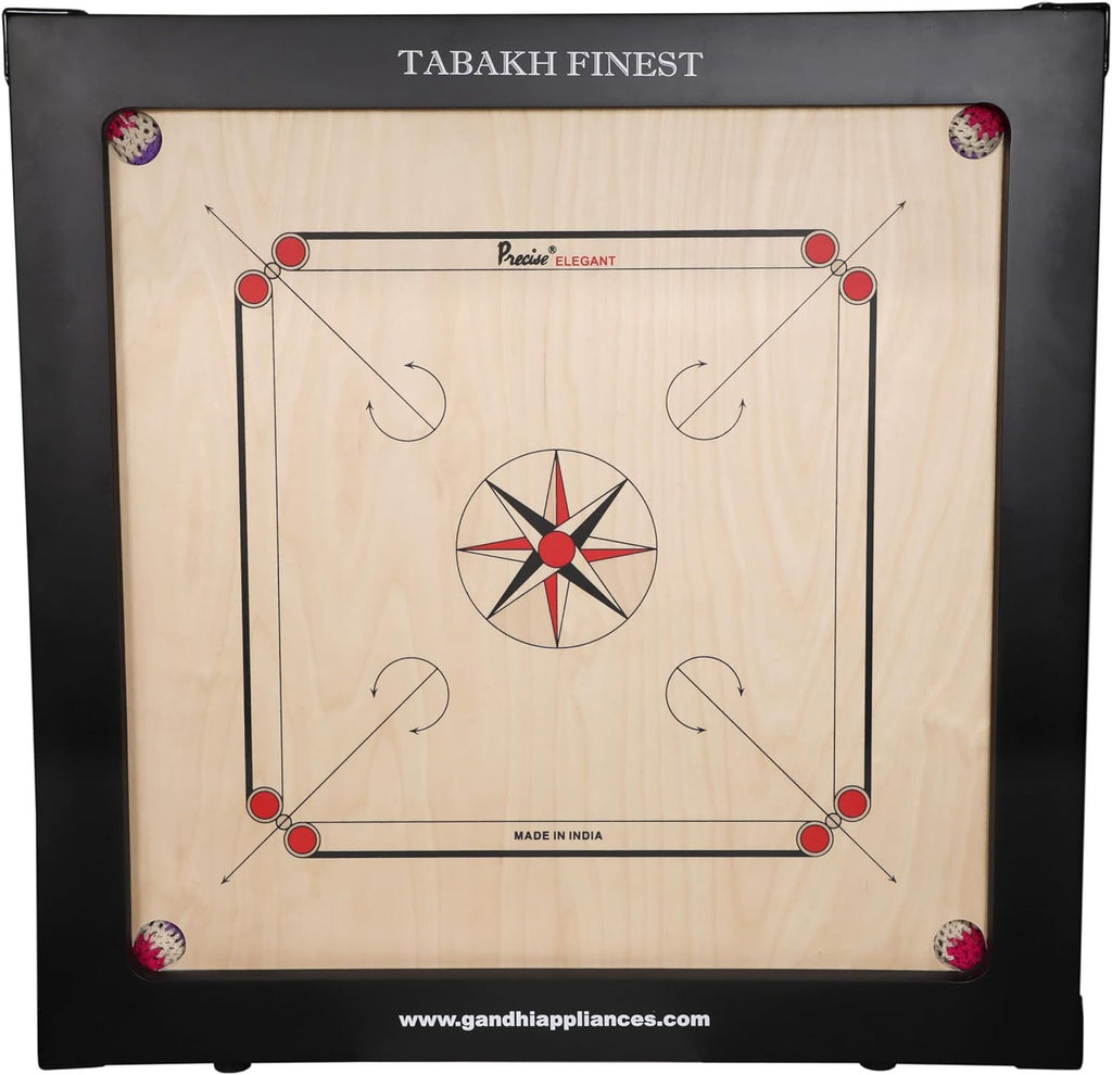לוח כארום- CARROM- קארום- קארמובל- סנוקר אצבעות C103
