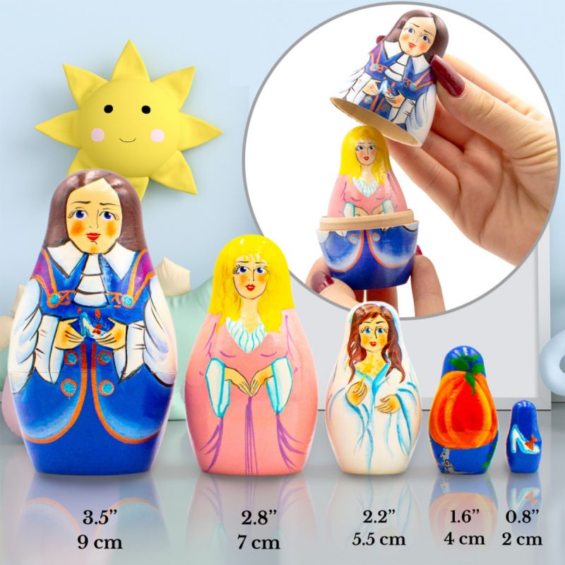 בבושקה מטריושקה סינדרלה 5 חלקים 5150